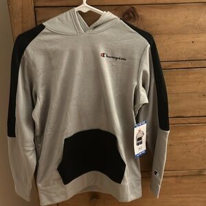 Champion Boys Black/ Heather Hoodie